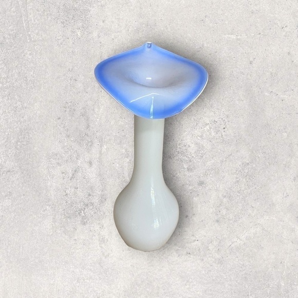 VINTAGE Jack In The Pulpit Cased Art Glass Vase - Picture 6 of 6